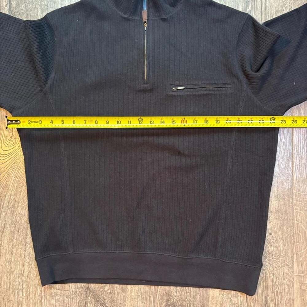 Pendleton Quarter Zip Ribbed Sweater Large - Picture 4 of 6